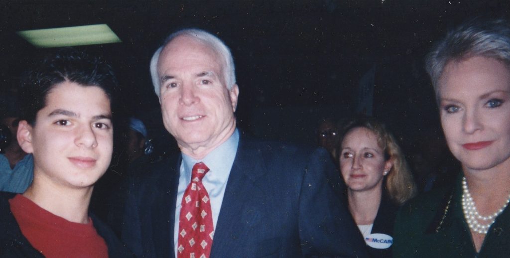 Rudnick with McCain